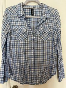 Checked Blue Shirt