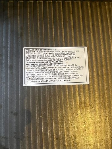 Buffalo double grill