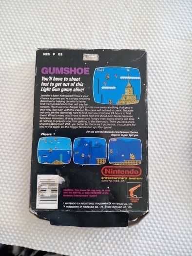 Gumshoe Gum Shoe Nintendo Nes Arcade Retro Games Original