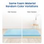 Fabulous New 7cm  Memory Foam Mattress Topper with 125-Night Sleep Trail Double(135x190x7cm) Silver Grey Image 4