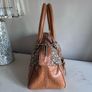 DKNY Brown / Tan Handbag with Leather Image 3