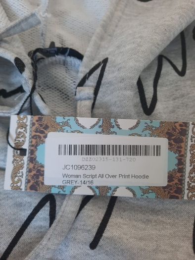 new script hoody from boohoo