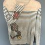 Zadig and Voltaire striped jumper with embellished detail Image 2