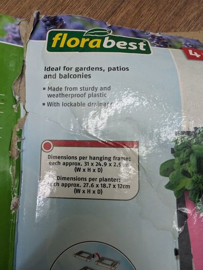 Hanging flower planters