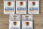 5x Packs of 100 Beckett Shield Thick Standard Soft Sleeves 2.5 x 3.5 Inch Cards Protection