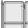 Garden Gate Steel 200x350 cm Anthracite Image 4