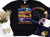 Dragon ball daddy you are as badass as vegeta strong as gohan fast as goku super saiyan fathers day 2020 shirt