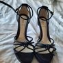 Fendi Navy Strappy Heels Image 2