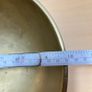 Vintage Chinese Brass Engraved Dish Bowl 24cm China c1930s Old Patina Image 10
