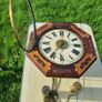 19th-century antique wall clock Image 3