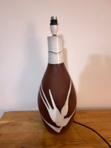 Stephen Pearce pottery table lamp
