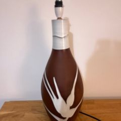 Stephen Pearce pottery table lamp