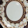 Antique Crown Staffordshire Cobalt Blue and Gold Plate Image 2