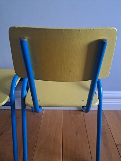 Pair of Kids Vintage School Chairs