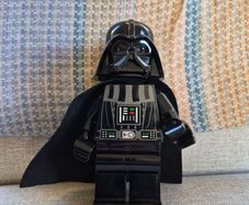 Lego Star Wars Darth Vader Led Torch flash light 8" Working Figure