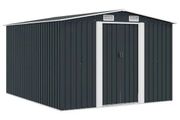 Garden Shed 257x298x178 cm Metal Anthracite