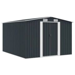 Garden Shed 257x298x178 cm Metal Anthracite