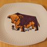 Vintage English Ironstone Pottery "Beefeater" steak plate Image 2