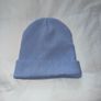 New Gym+Coffee Blue Beanie Hat Image 2