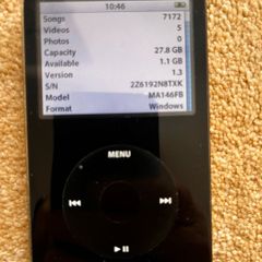 Apple iPod 5th Gen (Video) 30GB - Model A1136 - Wolfson DAC