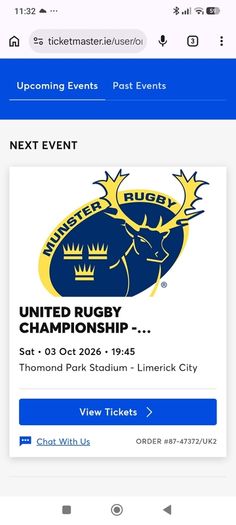 Munster v Vodacom Bulls Tickets