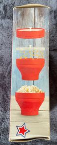 Popcorn Microwave, Foldable Popcorn Maker, Silicone Popcorn Container, Collapsible Design
