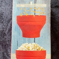 Popcorn Microwave, Foldable Popcorn Maker, Silicone Popcorn Container, Collapsible Design