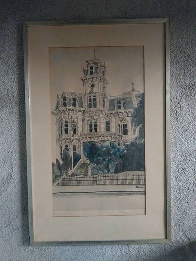 Vintage artwork and frames