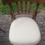 leather cream chair Image 3