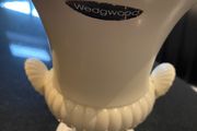 Wedgwood Etruria Moonstone Vase with original metal flower frog