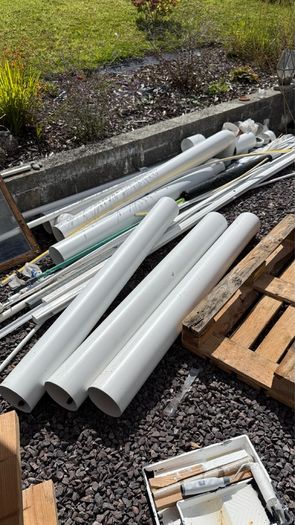 Heat Recovery Ventilation (MVHR) ducting and fittings