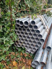 Galvanised tubing
