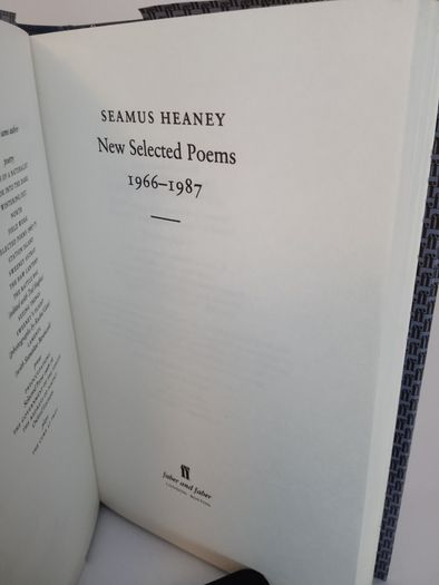 New Selected Poems 1966-1987 by Seamus Heaney (PT157)