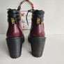 Dr Martens Persephone cherry red chunky heel platform boots UK8 EU42 US10 Image 5