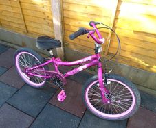 20 inch purple/pink bike