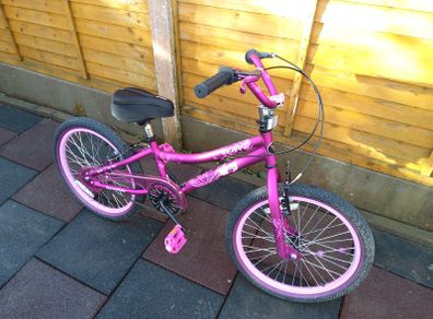 20 inch purple/pink bike
