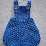 Handmade baby rompers 0-3 months Image 4