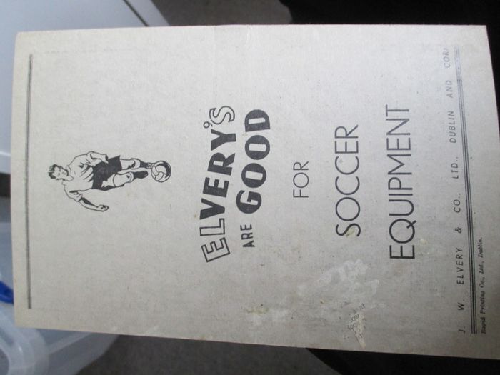 Ireland V Spain 1947 Programme