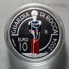 San Marino 10 Euro Silver (.925) Proof Coin 2024 - San Marino military and police corps: Guardia di Rocca
