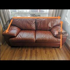 leather sofa