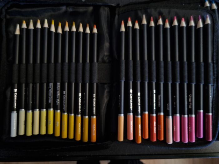 Art material colour pencils