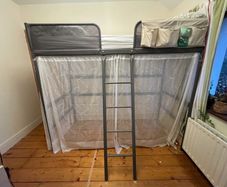 Loft bed frame