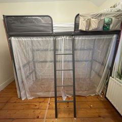Loft bed frame