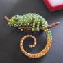 Chameleon Brooch Sparkling Crystals Diamante Lizard Chameleon Pin Lapel Badge Reptile Jewellery Image 5