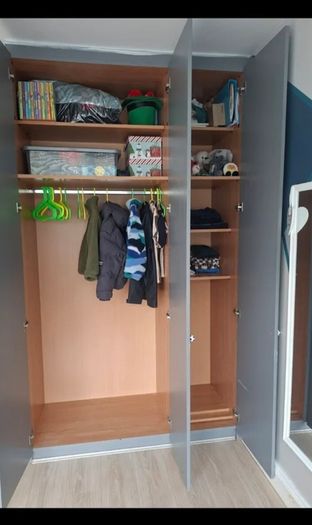 painted fitted wardrobes