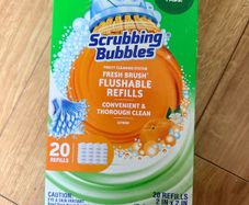 Fresh Brush Toilet Cleaning System, Flushable Refill, 20 Count