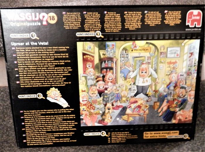 New 1000 piece Uproar At the Vets Jigsaw, Cost 40 euro Sell 5 euro