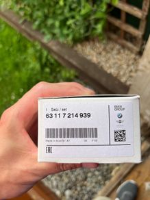 Original BMW LED module, daytime running lights, left (63117214939)