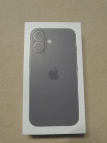 Empty BOX ONLY - Display model: Apple iPhone 16 Black & USB-C Power Adapter