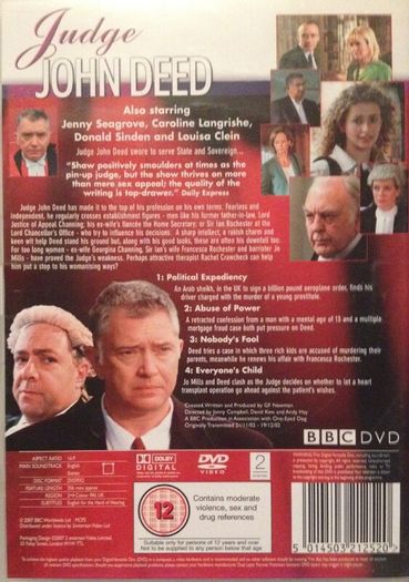 Judge John Deed - Series 2 [DVD TV Boxset]